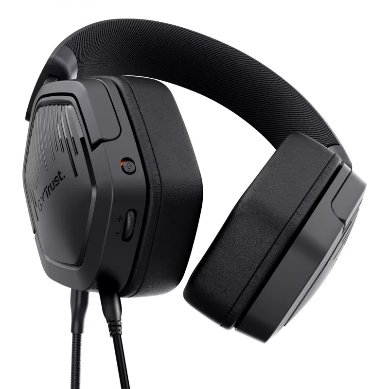 Trust GXT492 Carus headset káblový s hlavovým mostom herný čierny