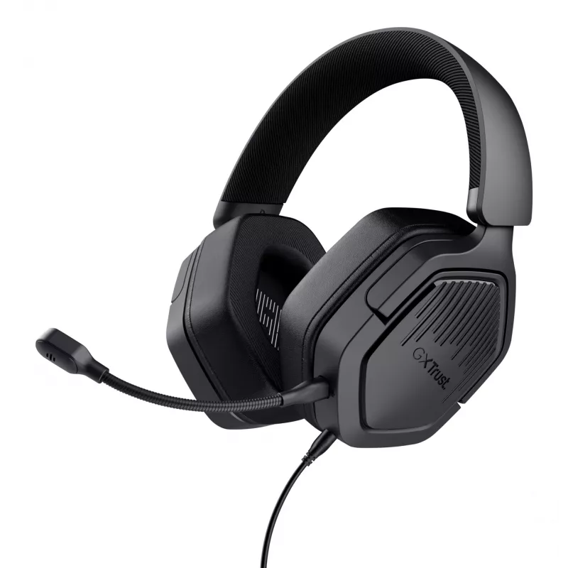 Trust GXT492 Carus headset káblový s hlavovým mostom herný čierny