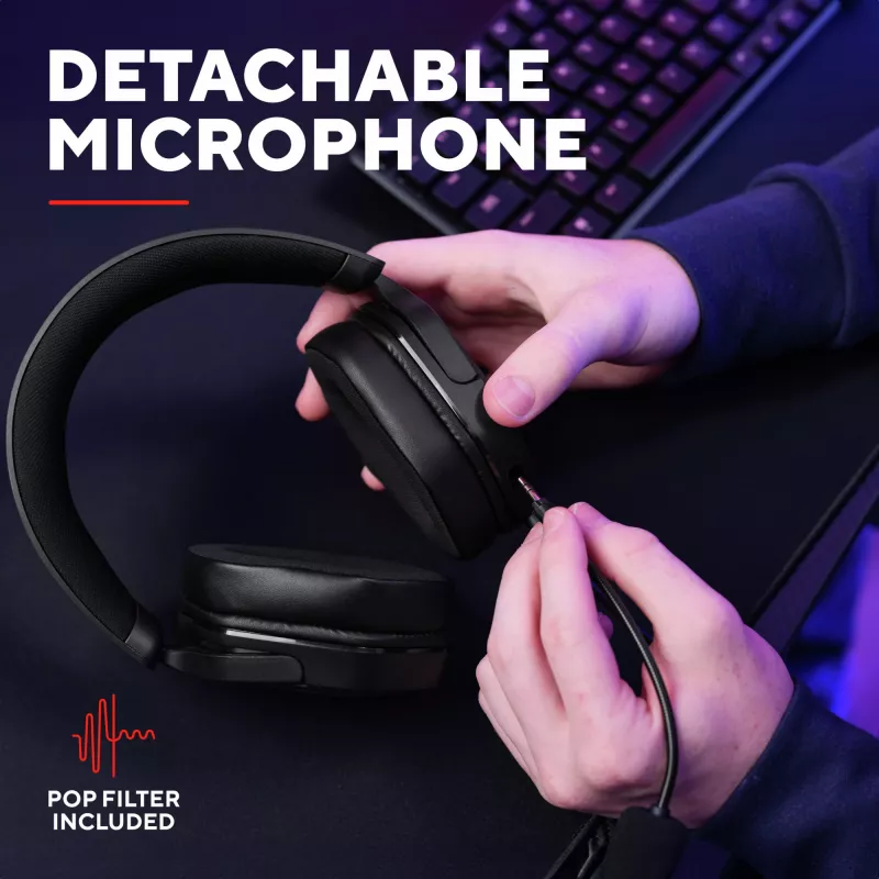 Trust GXT492 Carus headset káblový s hlavovým mostom herný čierny