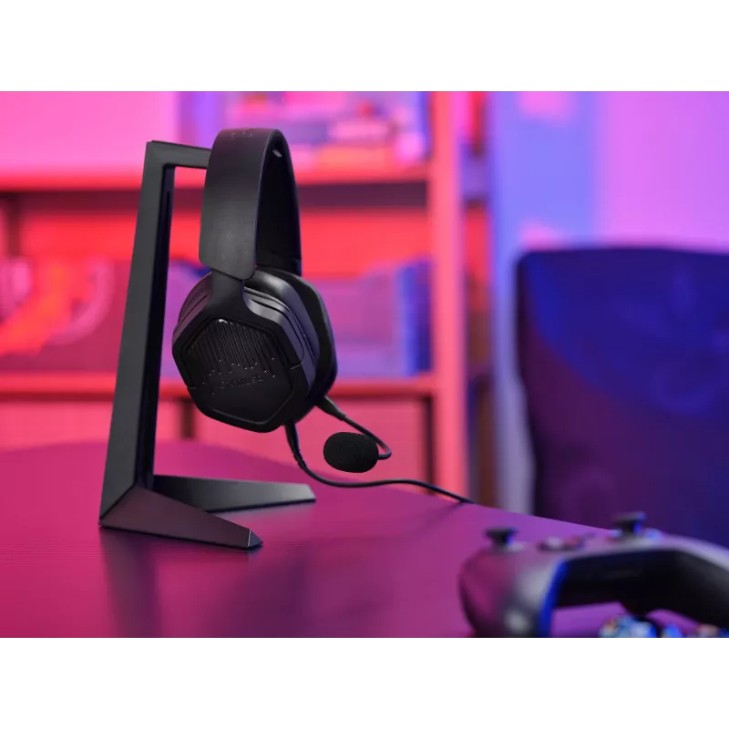 Trust GXT492 Carus headset káblový s hlavovým mostom herný čierny