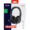 Trust Ayda Max headset káblový s hlavovým mostom kancelária/call centrum čierny