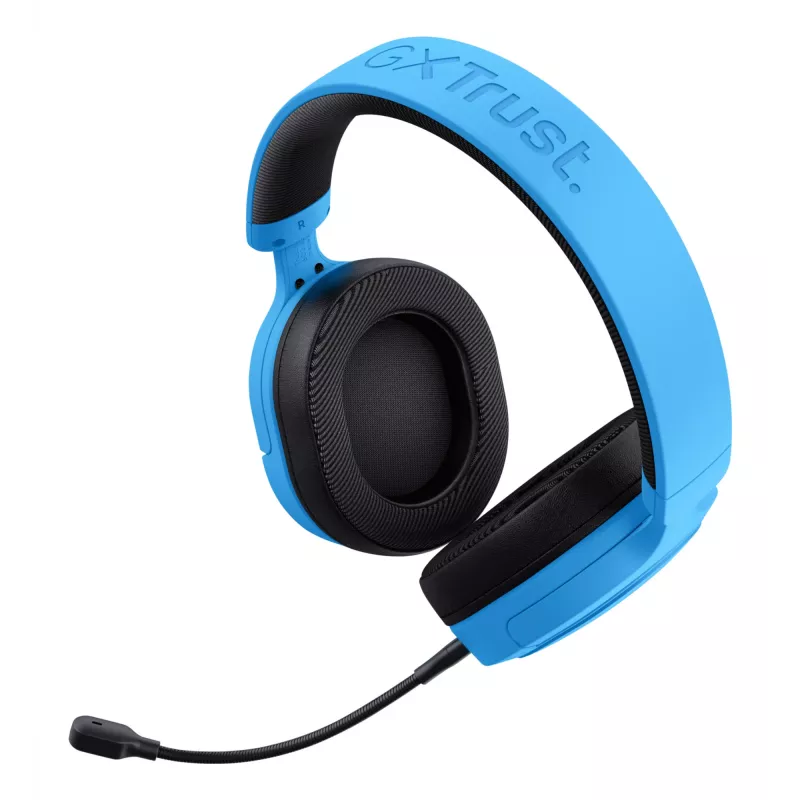 Trust GXT 498B Forta headset káblový headset s hlavovým mostom herný modrý
