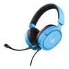 Trust GXT 498B Forta headset káblový headset s hlavovým mostom herný modrý
