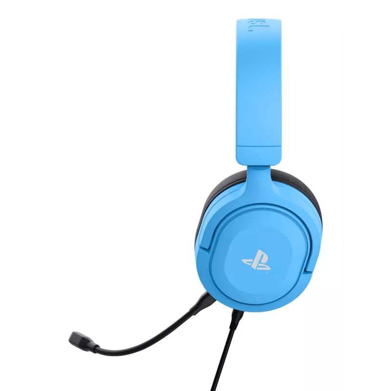 Trust GXT 498B Forta headset káblový headset s hlavovým mostom herný modrý
