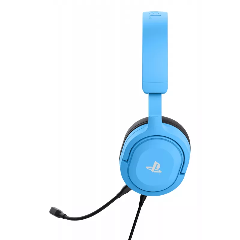 Trust GXT 498B Forta headset káblový headset s hlavovým mostom herný modrý