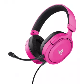 Trust GXT 498P Forta headset káblový s hlavovým mostom herný ružový