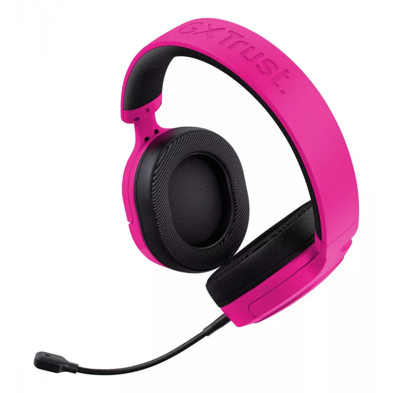 Trust GXT 498P Forta headset káblový s hlavovým mostom herný ružový