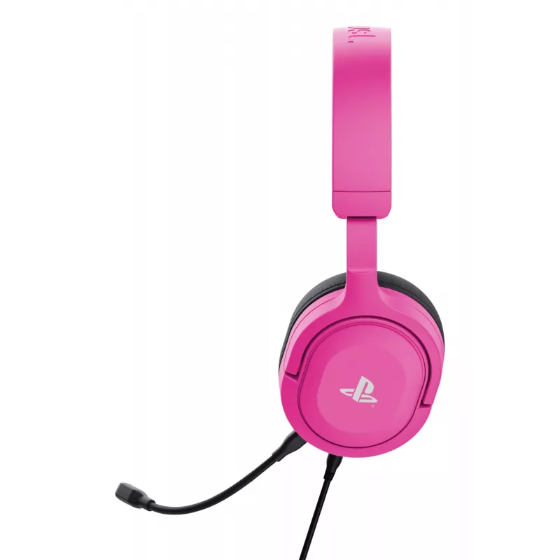 Trust GXT 498P Forta headset káblový s hlavovým mostom herný ružový
