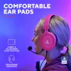 Trust GXT 498P Forta headset káblový s hlavovým mostom herný ružový
