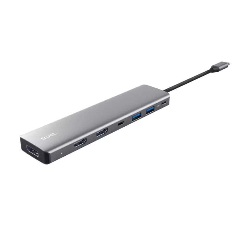 Trust 25661 rozbočovač USB Type-C hliníkový