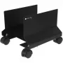 Techly ICA-CS 34 držiak CPU/PC s kolieskami, nastaviteľný, kovový, čierny