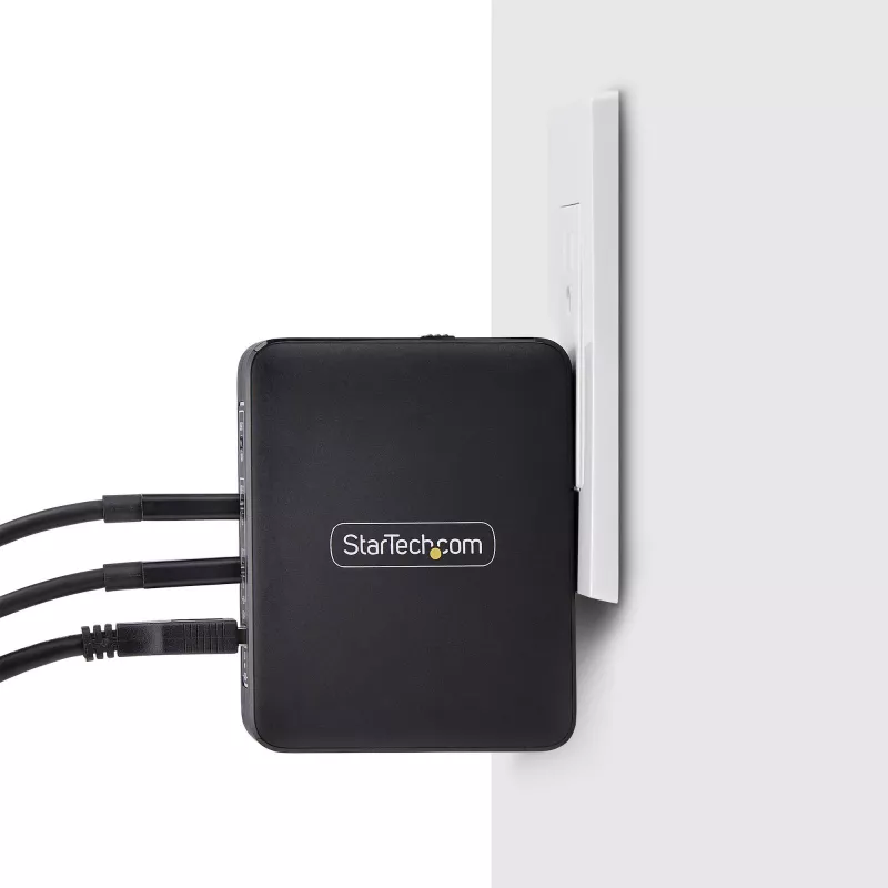 StarTech.com 140W USB-C nástenná nabíjačka, 3x USB-C/1x USB-A, PD 3.1 medzinárodný GaN napájací zdroj pre MacBook/Dell XPS/Inspiron