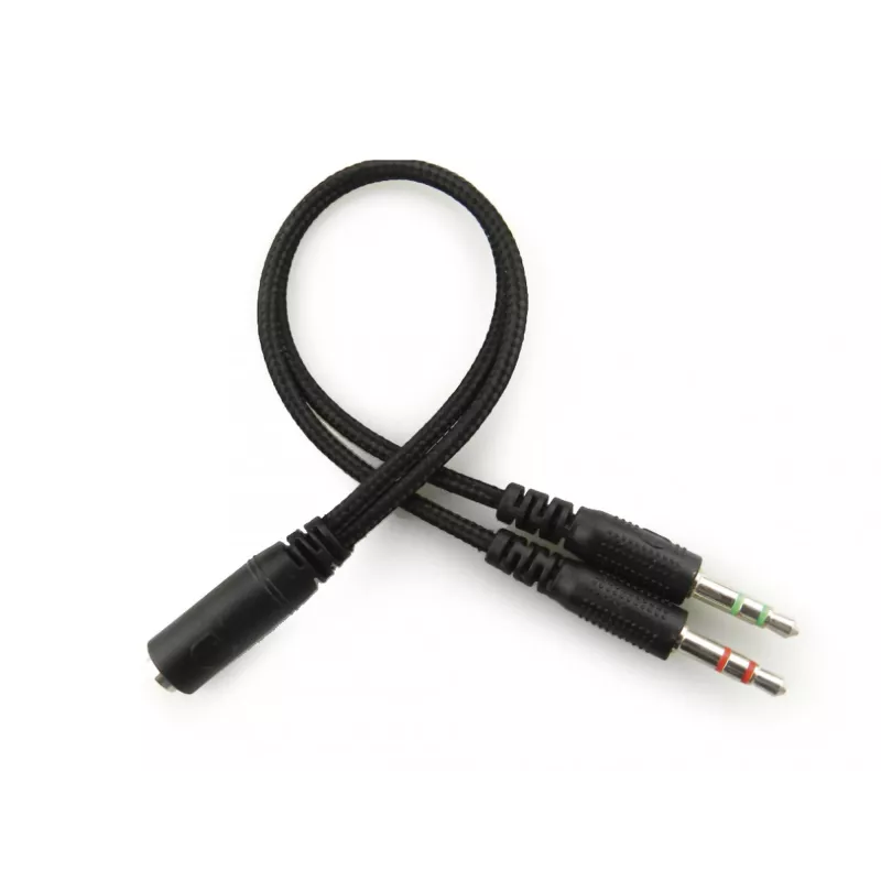 Sandberg MiniJack Headset Saver, káblový, hovory/hudba, 20 - 20000 Hz, 71 g, headset, čierny