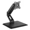 Techly ICA-LCD 35TS stolový stojan pre dotykový monitor, 17 – 32 palcov, do 10 kg, VESA 75x75/100x100, plynová pružina, čierny