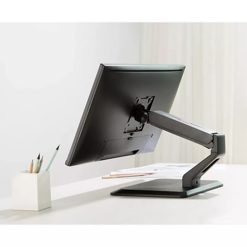 Techly ICA-LCD 35TS stolový stojan pre dotykový monitor, 17 – 32 palcov, do 10 kg, VESA 75x75/100x100, plynová pružina, čierny
