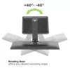 Techly ICA-LCD 35TS stolový stojan pre dotykový monitor, 17 – 32 palcov, do 10 kg, VESA 75x75/100x100, plynová pružina, čierny