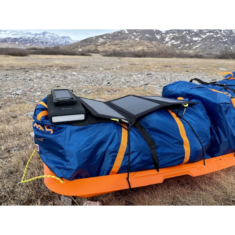 Sandberg Outdoor Solar Powerbank 16000, 16000 mAh, lítium-iónová (Li-Ion), čierna