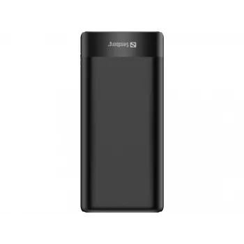 Sandberg Powerbank 20000 PD65W+2xQC3.0, 20000 mAh, lítium-iónová (Li-Ion), Quick Charge 3.0, 65 W, čierna
