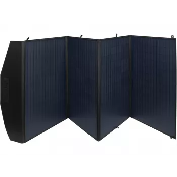 Sandberg solárna nabíjačka 200W QC3.0+PD+DC, 200 W, monokryštalický kremík, čierna, USB Type-A, USB Type-C, 22 %, 540 mm