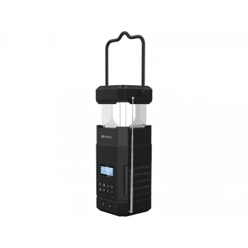 Sandberg Survivor Lantern All-in1 10000, baterková kempingová lampa, čierna, IPX5, LED, USB C, batéria