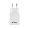 Sandberg AC Charger Dual USB 2.4+1A EU, interiérová, AC, USB, 5 V, čierna, biela
