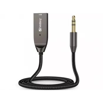 Sandberg Wireless Audio Link USB, USB, A2DP, AVRCP, HFP, 10 m, čierna, dok, 5 V