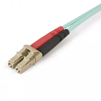 StarTech.com 2 m (6 ft) LC/UPC na LC/UPC OM4 multimódové optické vlákno, 50/125 µm LOMMF/VCSEL Zipcord vlákno, 100G, nízky útlm – LSZH optický patch kábel