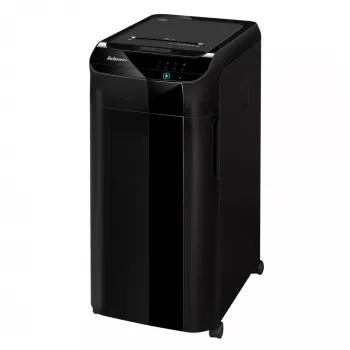 Fellowes skartovačka 550 listov automatický podávač krížový rez AutoMax 550C s 83-litrovou nádobou vysoká bezpečnosť P4
