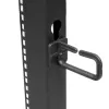 StarTech.com 4-stĺpový 12U mobilný open-frame serverový rack, štvrstĺpový 19-palcový sieťový rack s kolieskami, pojazdný rack s nastaviteľnou hĺbkou pre počítače/AV/dáta/IT vybavenie – kolieska, vyrovnávacie nožičky alebo montáž na podlahu
