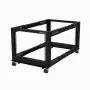 StarTech.com 4POSTRACK8U otvorený serverový rack so 4 stĺpikmi, 8U, 19 palcov, nastaviteľná hĺbka 22-40 palcov (56-102 cm), nosnosť 544 kg (1200 lb), čierny