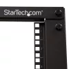 StarTech.com 4POSTRACK8U otvorený serverový rack so 4 stĺpikmi, 8U, 19 palcov, nastaviteľná hĺbka 22-40 palcov (56-102 cm), nosnosť 544 kg (1200 lb), čierny
