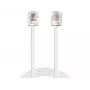 Sandberg telefónny kábel RJ11-RJ11 5 m, 5 m, RJ11, RJ11, konektor samec, konektor samec, biely