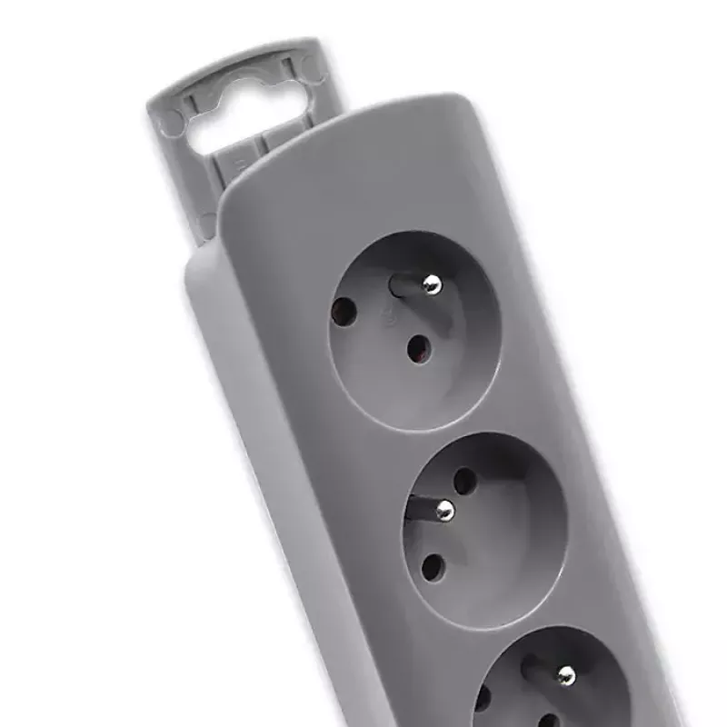 Power Extension Qoltec 50275 1.8m 5 AC zásuviek interiérová sivá