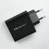 Nabíjačka Qoltec 52378 interiérová AC rýchlonabíjačka 3A USB Type-C čierna
