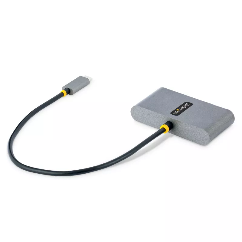 StarTech.com 4-portový USB-C hub so 100W Power Delivery Pass-Through – 2x USB-A + 2x USB-C – USB 3.0 5Gbps – 1ft (30cm) dlhý kábel – prenosný USB Type-C na USB-A/C hub