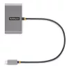 StarTech.com 4-portový USB-C hub so 100W Power Delivery Pass-Through – 2x USB-A + 2x USB-C – USB 3.0 5Gbps – 1ft (30cm) dlhý kábel – prenosný USB Type-C na USB-A/C hub