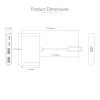 StarTech.com 4-portový USB-C hub so 100W Power Delivery Pass-Through – 2x USB-A + 2x USB-C – USB 3.0 5Gbps – 1ft (30cm) dlhý kábel – prenosný USB Type-C na USB-A/C hub