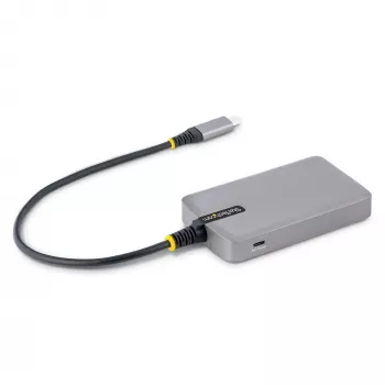 StarTech.com 3-portový USB-C hub s Ethernetom - 3x USB-A porty, Gigabit Ethernet RJ45, USB 3.0 5Gbit/s, napájaný zbernicou, 30 cm dlhý kábel - prenosný laptop USB Type-C hub adaptér s Gigabit Ethernetom