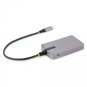 StarTech.com 4-portový USB-C hub - 5Gbit/s - napájaný zbernicou - USB-C na 4x USB-A hub s voliteľným pomocným napájaním - prenosný desktop/laptop USB hub - 30 cm kábel - USB rozširujúci hub
