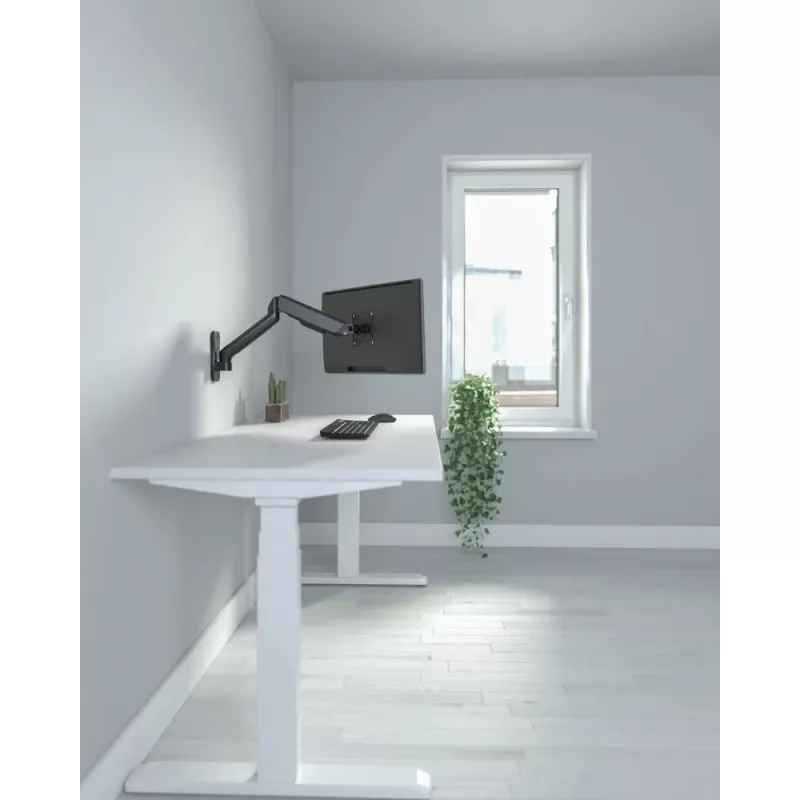 Techly ICA-LCD G112E otočný nástenný držiak s plynovou pružinou, pre 1 displej 17-32 palcov (43-81,3 cm), 9 kg