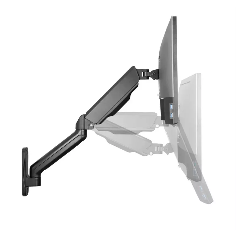 Techly ICA-LCD G112E otočný nástenný držiak s plynovou pružinou, pre 1 displej 17-32 palcov (43-81,3 cm), 9 kg