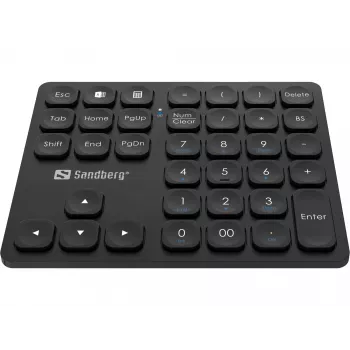 Numerická klávesnica Sandberg Wireless Numeric Keypad Pro membránová 36 klávesov