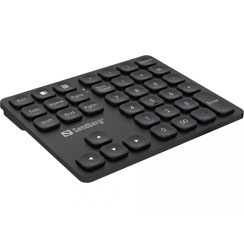Numerická klávesnica Sandberg Wireless Numeric Keypad Pro membránová 36 klávesov