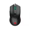 Sandberg Azazinator myš 6400, pravácka, USB Type-A, 6400 DPI, čierna