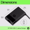 HP USB-C 65W nabíjačka na notebook, notebook, interiér, 90 V, 47 - 63 Hz, 65 W, 5 - 20 V