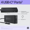 HP 4K USB-C multiport hub, USB Type-C, USB 3.2 Gen 2 (3.1 Gen 2) Type-C, 10000 Mbit/s, čierny, 4K Ultra HD, Čína