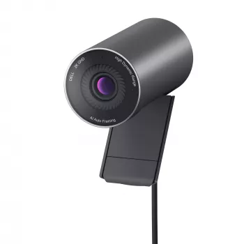 DELL Pro 2K webkamera – WB5023, 2560 x 1440 pixelov, Full HD, 60 fps, 1280x720@24fps, 1280x720@30fps, 1280x720@60fps, 1920x1080@24fps, 1920x1080@30fps, 1920x1080@60fps,..., 4x, auto