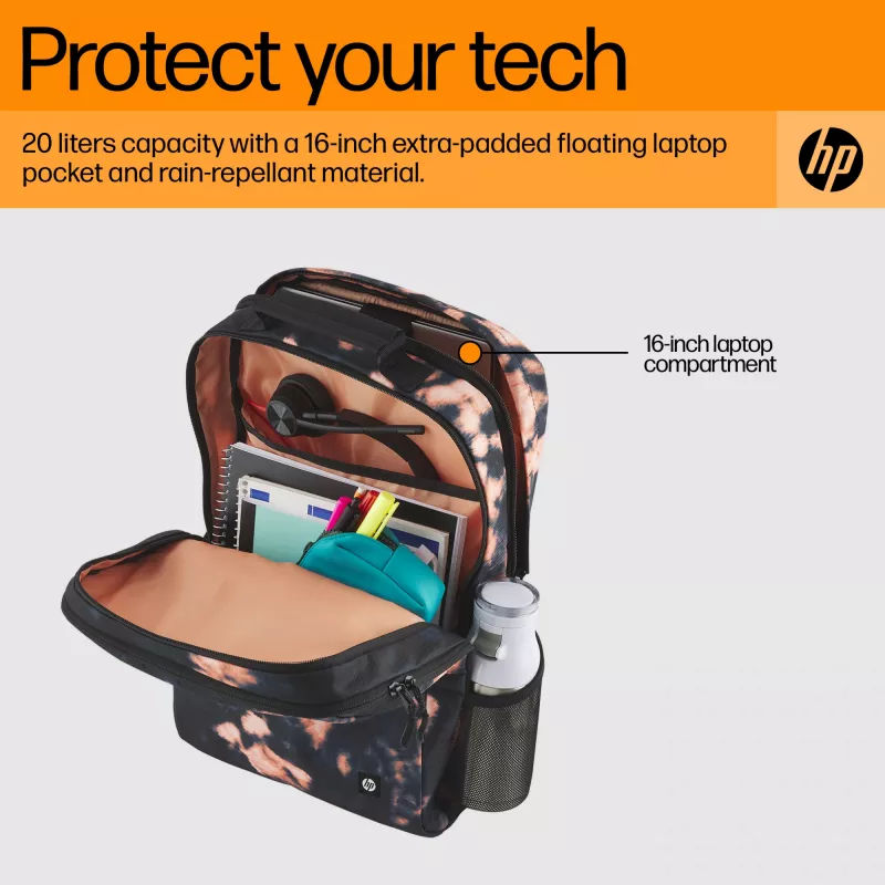 HP 7J592AA Campus XL batoh, 16 palcov (40,6 cm), 20 l, 620 g, Marble Stone