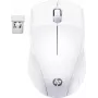 HP Wireless myš 220 (snehobiela), optická, RF Wireless, biela