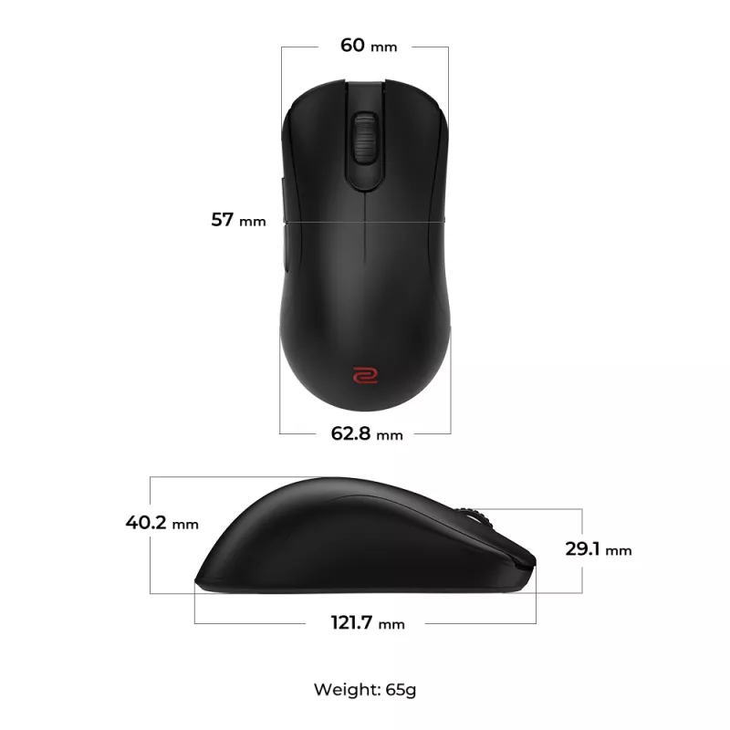 ZOWIE ZA13-DW myš herná pravácka RF Wireless 3200 DPI